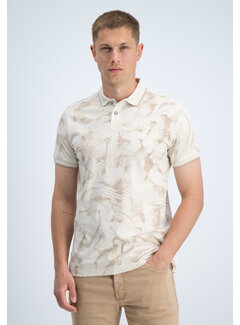 Gabbiano Polo all over Jersey Silky Finish Dune Sand (2366218 LOVRO - 989)