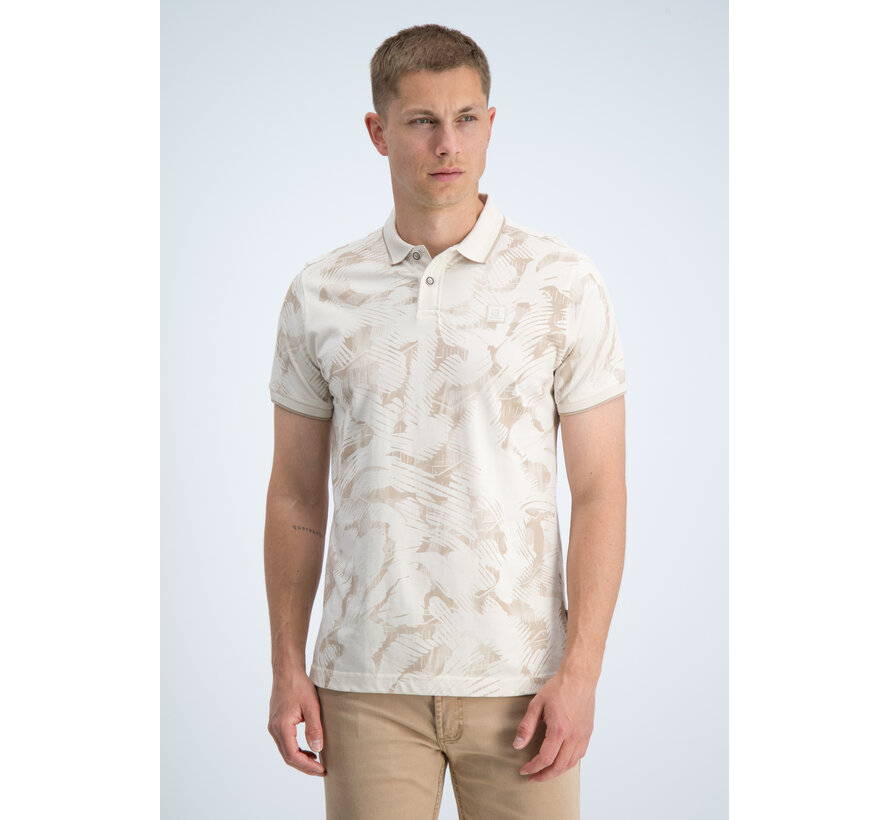 Gabbiano Polo all over Jersey Silky Finish Dune Sand (2366218 LOVRO - 989)