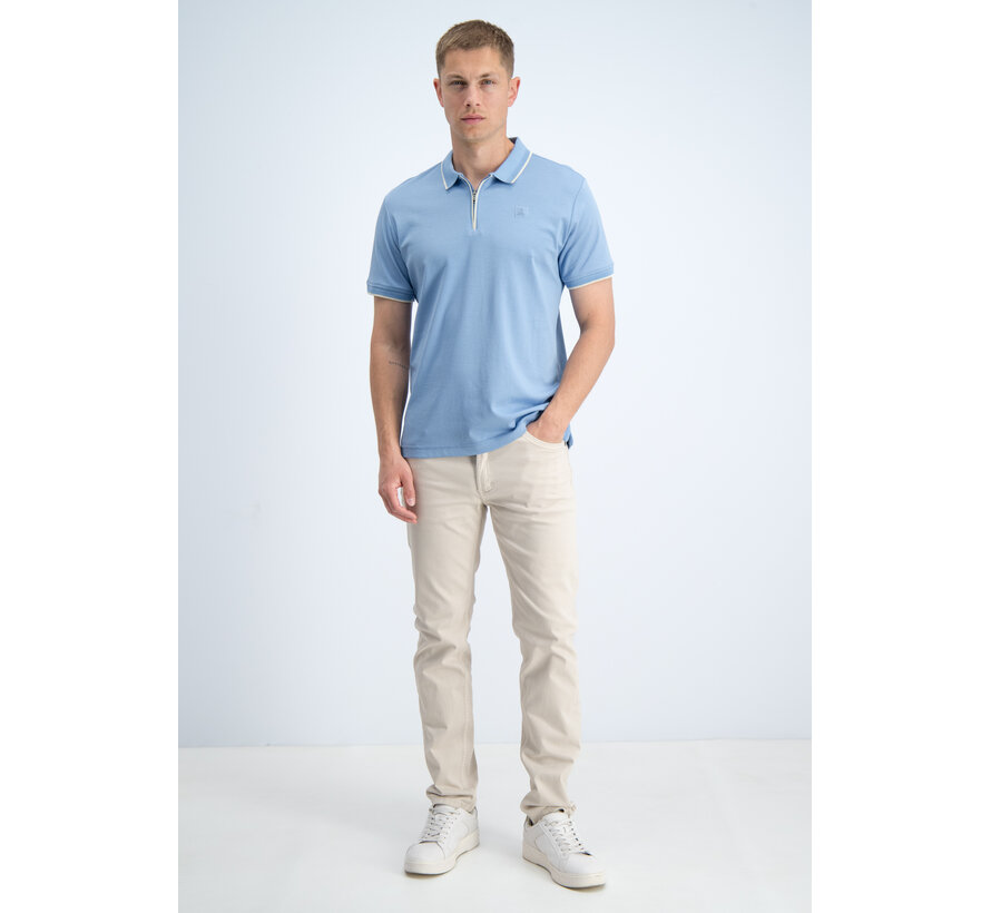 Gabbiano Polo Zipper Jersey Allure Blue (2366219 LANCE - 224)