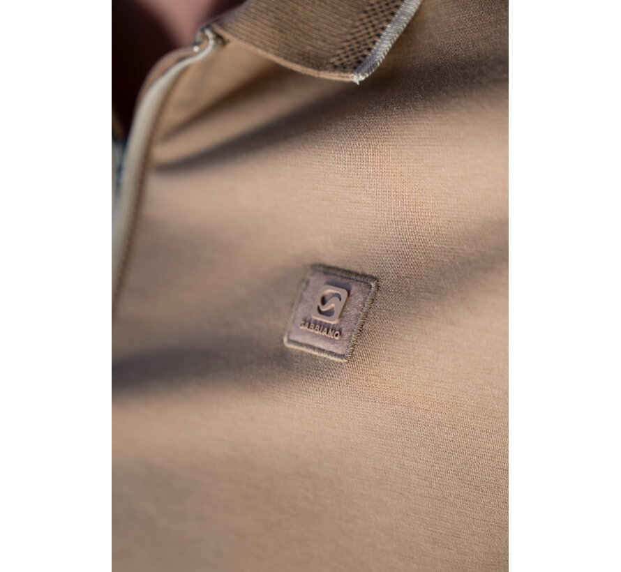 Gabbiano Polo Zipper Jersey Almond (2366219 LANCE - 994)