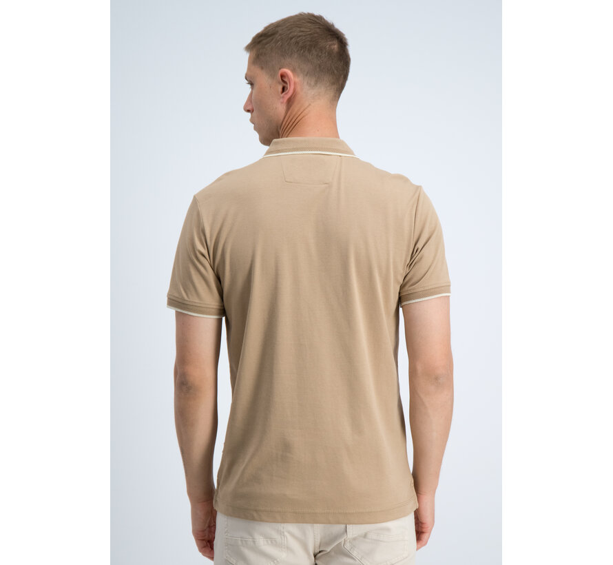 Gabbiano Polo Zipper Jersey Almond (2366219 LANCE - 994)