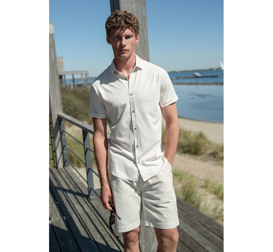 Gabbiano Shirt Shortsleeve Basic Jersey Dune Sand (3366321 FYRE - 989)