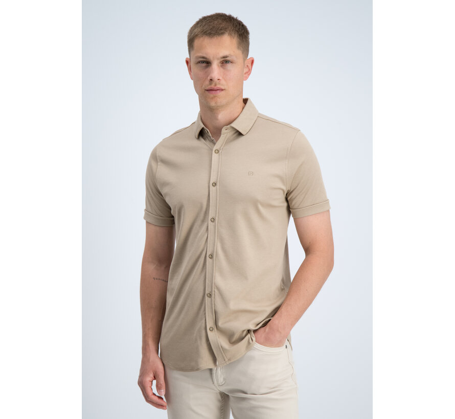 Gabbiano Shirt Shortsleeve Basic Jersey Almond (3366321 FYRE - 994)