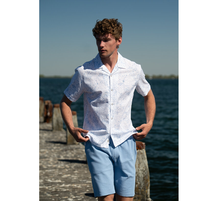 Gabbiano Shirt Shortsleeve Printed Resort Allure Blue (3366324 SVIT - 224)