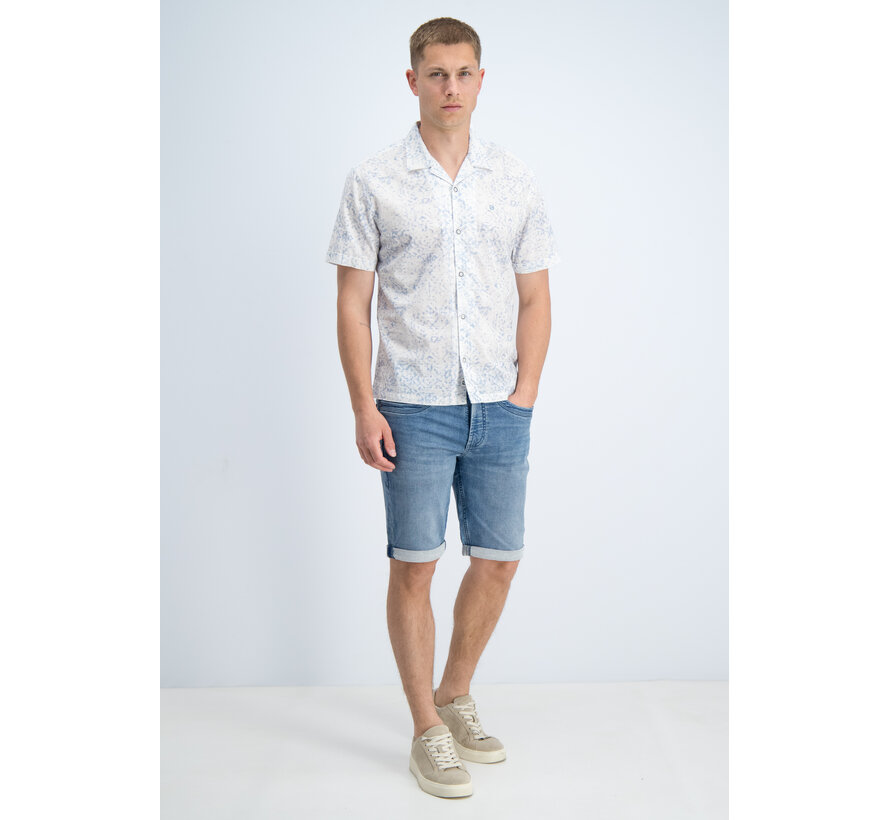 Gabbiano Shirt Shortsleeve Printed Resort Allure Blue (3366324 SVIT - 224)