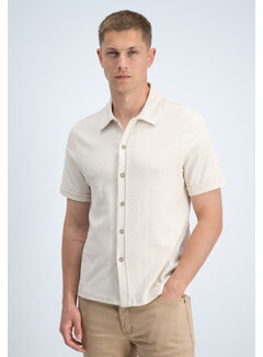 Gabbiano Shirt Shortsleeve Jacquard Jersey Dune Sand (3366333 DION - 989)