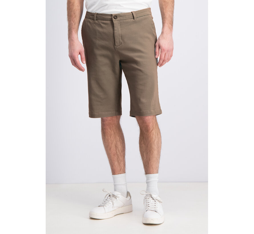 Gabbiano Chino short garment dyed Wood Brown (8265803 Nome - 4232)