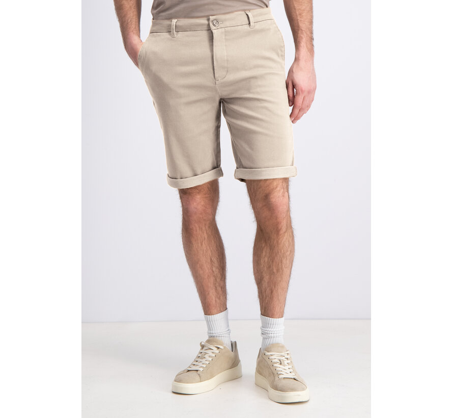 Gabbiano Chino short garment dyed Ivory Bone (8265803 Nome - 5002)