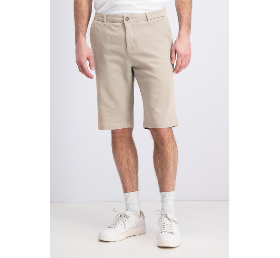 Gabbiano Chino short garment dyed Ivory Bone (8265803 Nome - 5002)