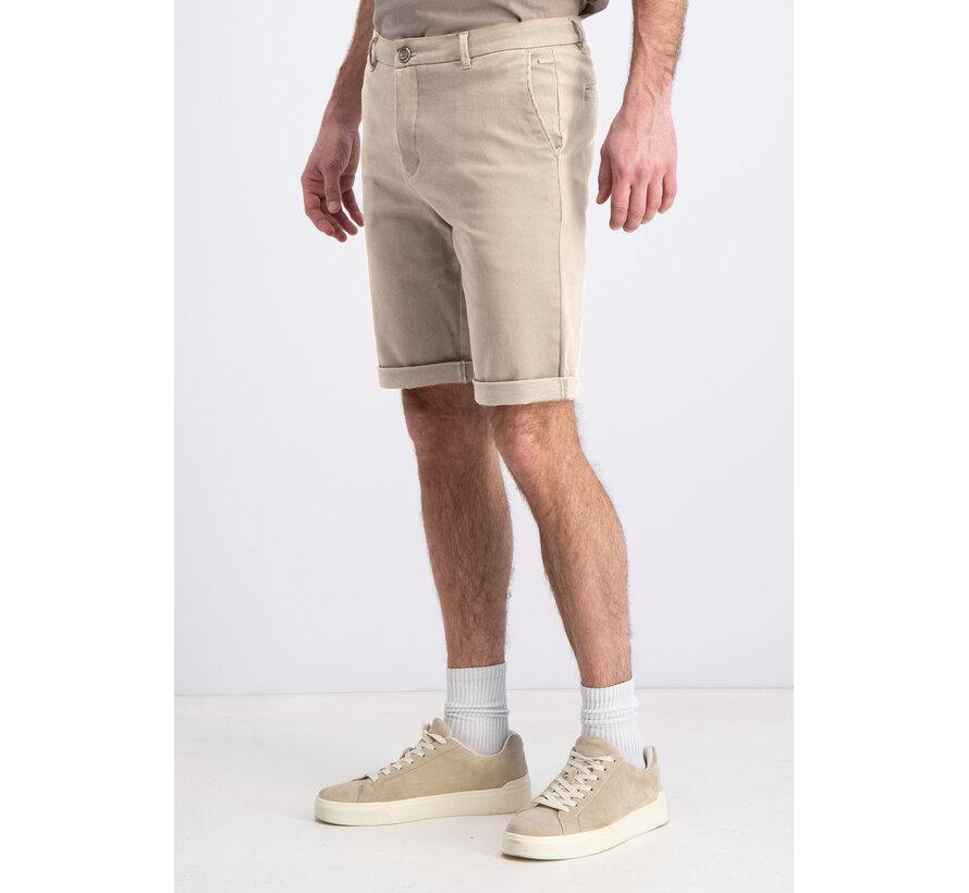Gabbiano Chino short garment dyed Ivory Bone (8265803 Nome - 5002)