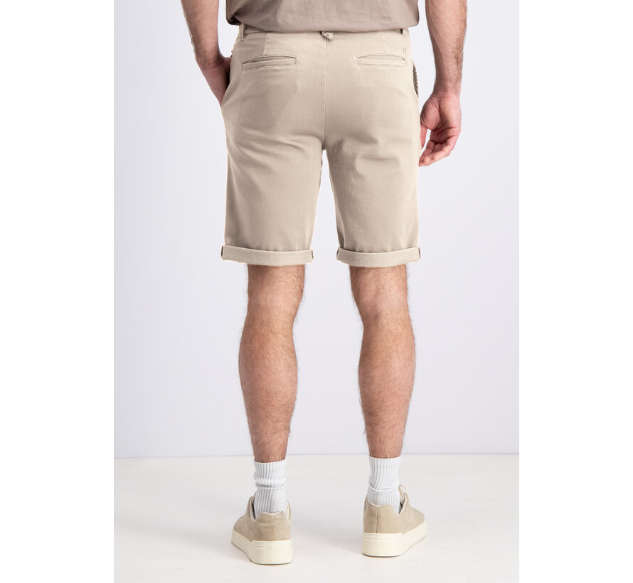Gabbiano Chino short garment dyed Ivory Bone (8265803 Nome - 5002)