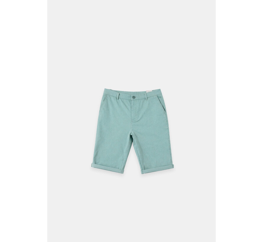 Gabbiano Chino short garment dyed Lagoon green (8265803 Nome - 5888)