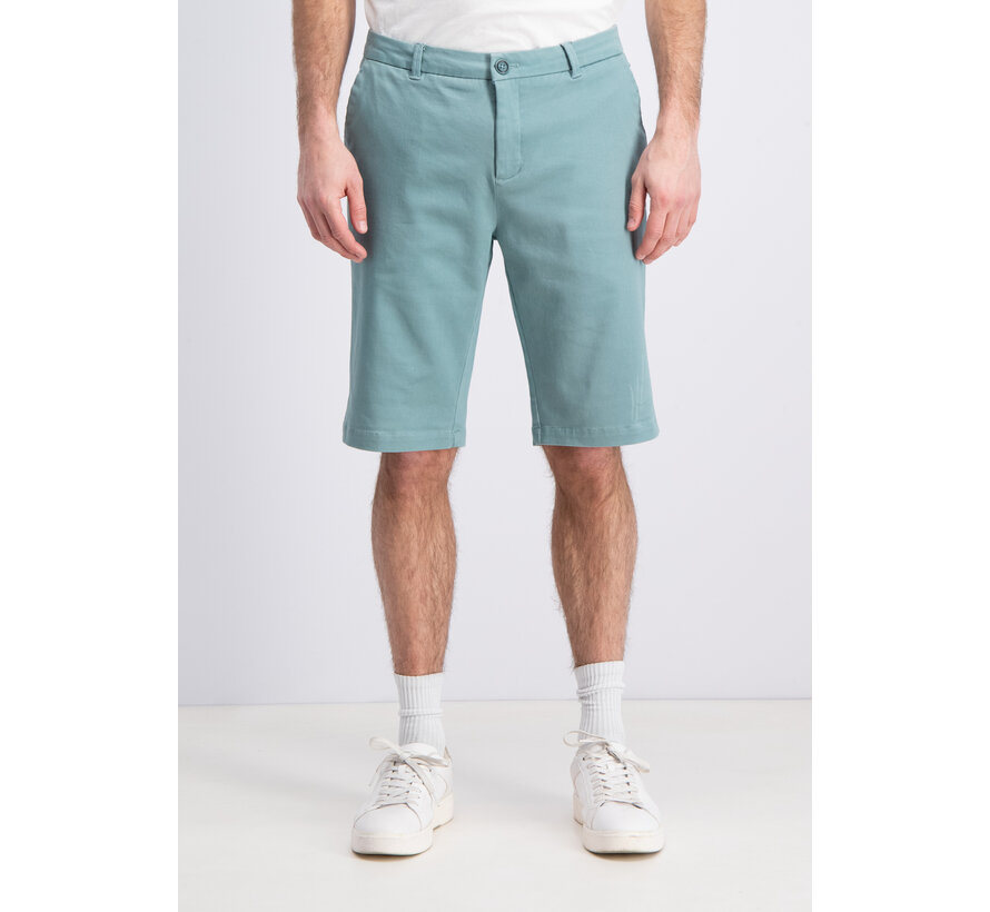 Gabbiano Chino short garment dyed Lagoon green (8265803 Nome - 5888)