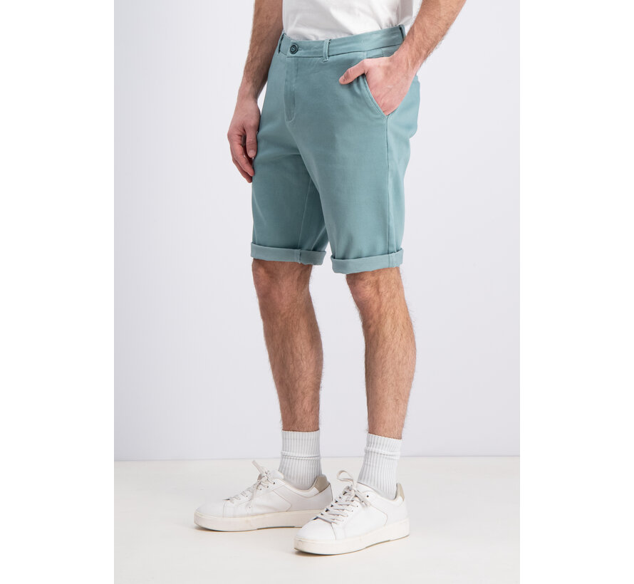 Gabbiano Chino short garment dyed Lagoon green (8265803 Nome - 5888)
