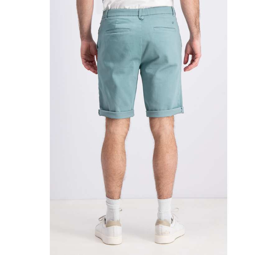 Gabbiano Chino short garment dyed Lagoon green (8265803 Nome - 5888)