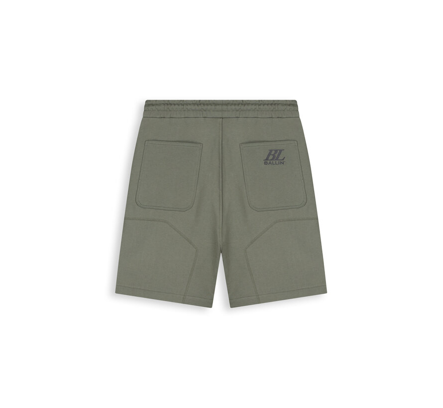 Sweat Short Global BL Monogram Dark Army (26019501 - 11)