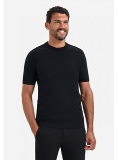 No Excess No Excess Pullover Short Sleeve Crewneck Solid Jacquard Black (29240816 - 020)