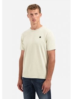No Excess No Excess T-Shirt Crewneck Melange Jacquard Stripes Light Moss (29350708 - 197)