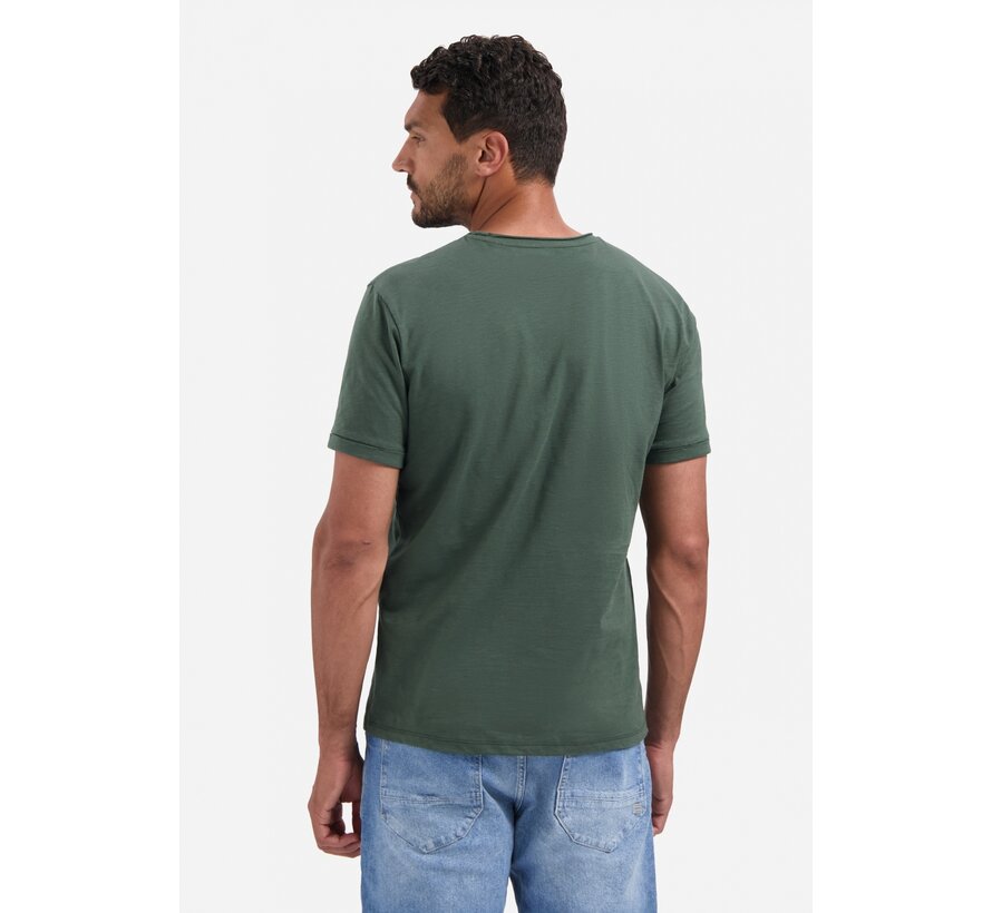 No Excess T-Shirt Crewneck Slub Dark Green (29360702SN - 052)