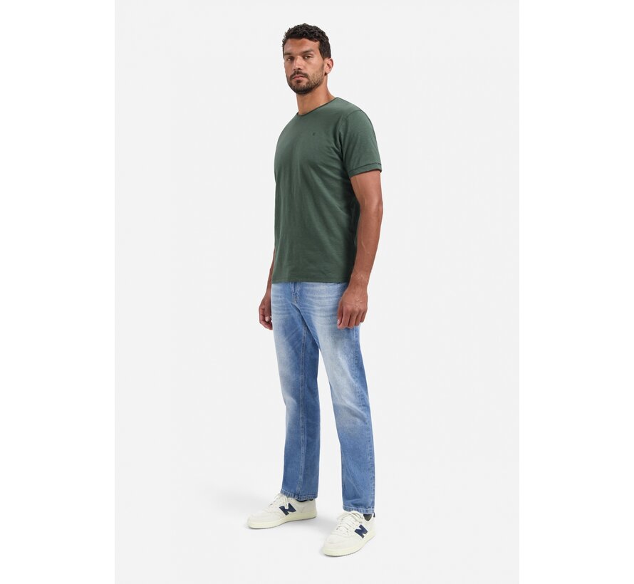 No Excess T-Shirt Crewneck Slub Dark Green (29360702SN - 052)