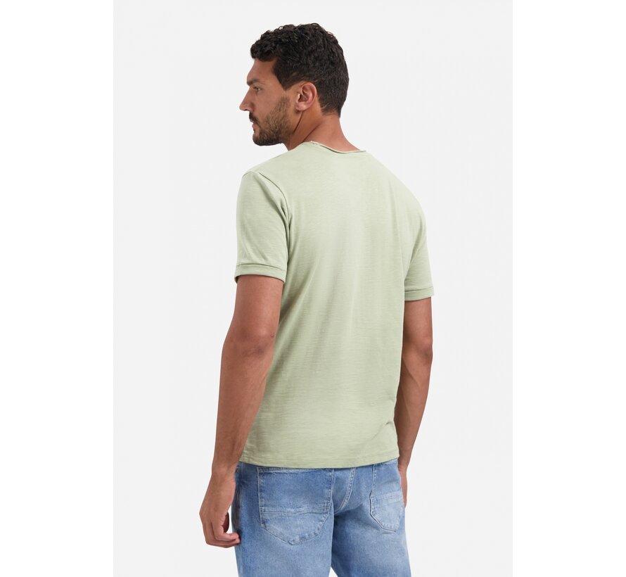 No Excess T-Shirt Crewneck Slub Light Moss (29360702SN - 197)