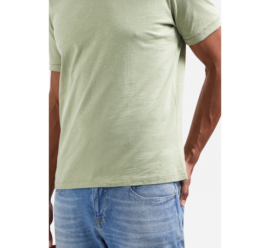 No Excess T-Shirt Crewneck Slub Light Moss (29360702SN - 197)