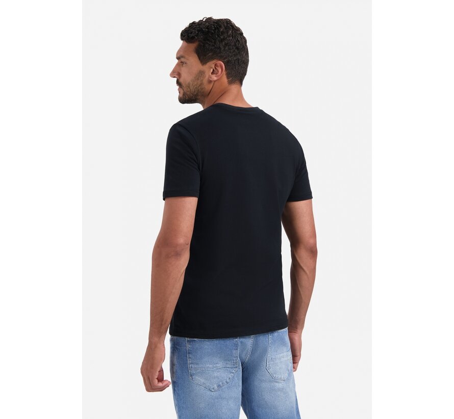 No Excess T-Shirt Crewneck Peached Black (29360775 - 020)