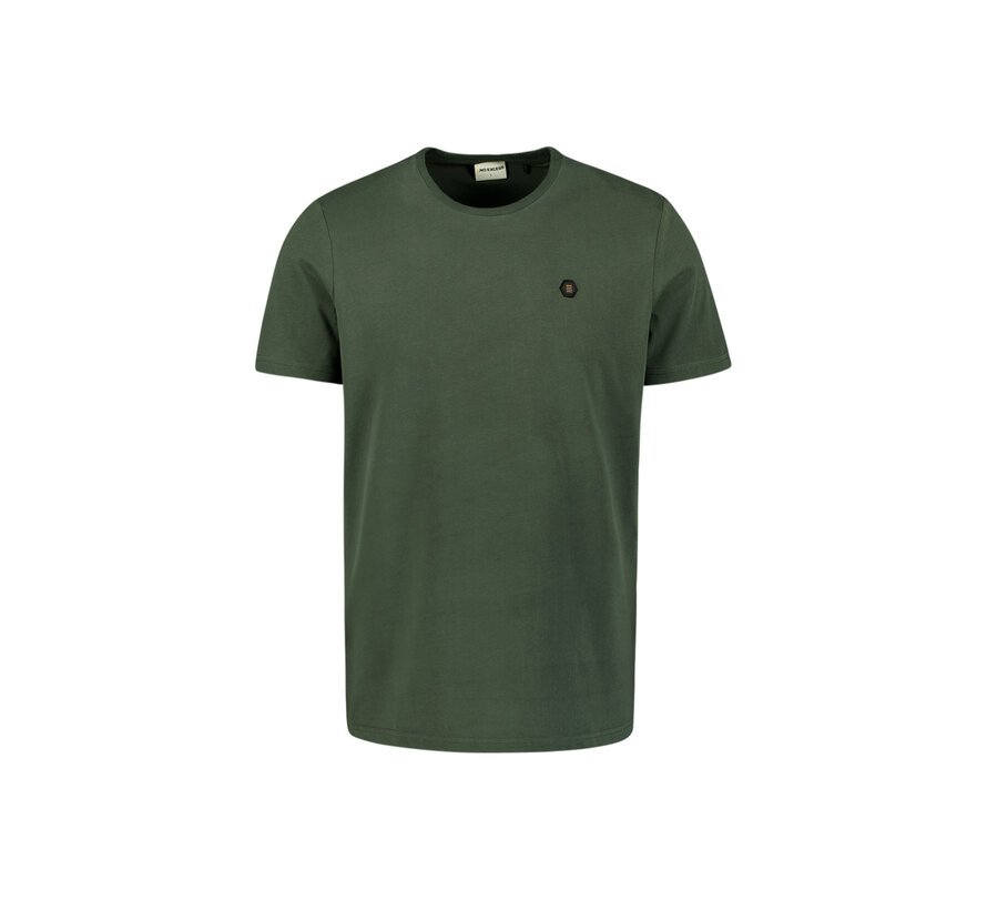 No Excess T-Shirt Crewneck Peached Dark Green (29360775 - 052)