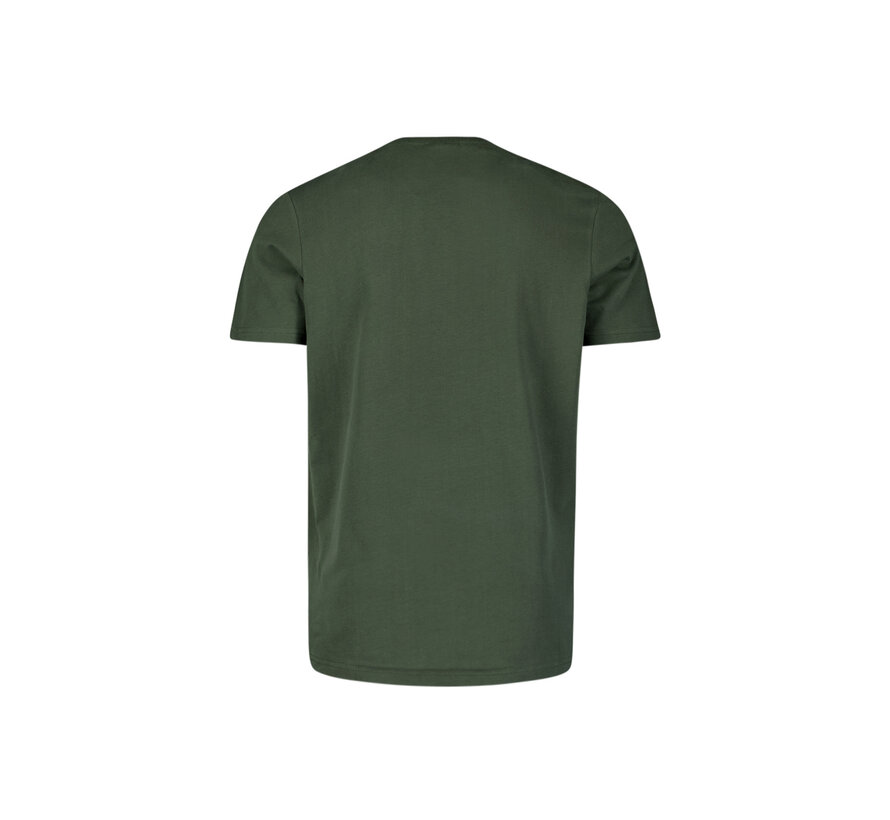 No Excess T-Shirt Crewneck Peached Dark Green (29360775 - 052)