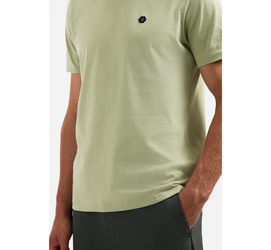 No Excess T-Shirt Crewneck Peached Light Moss (29360775 - 197)