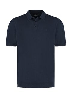 Fellows United Knitted Polo Navy (99.1105 - 110)