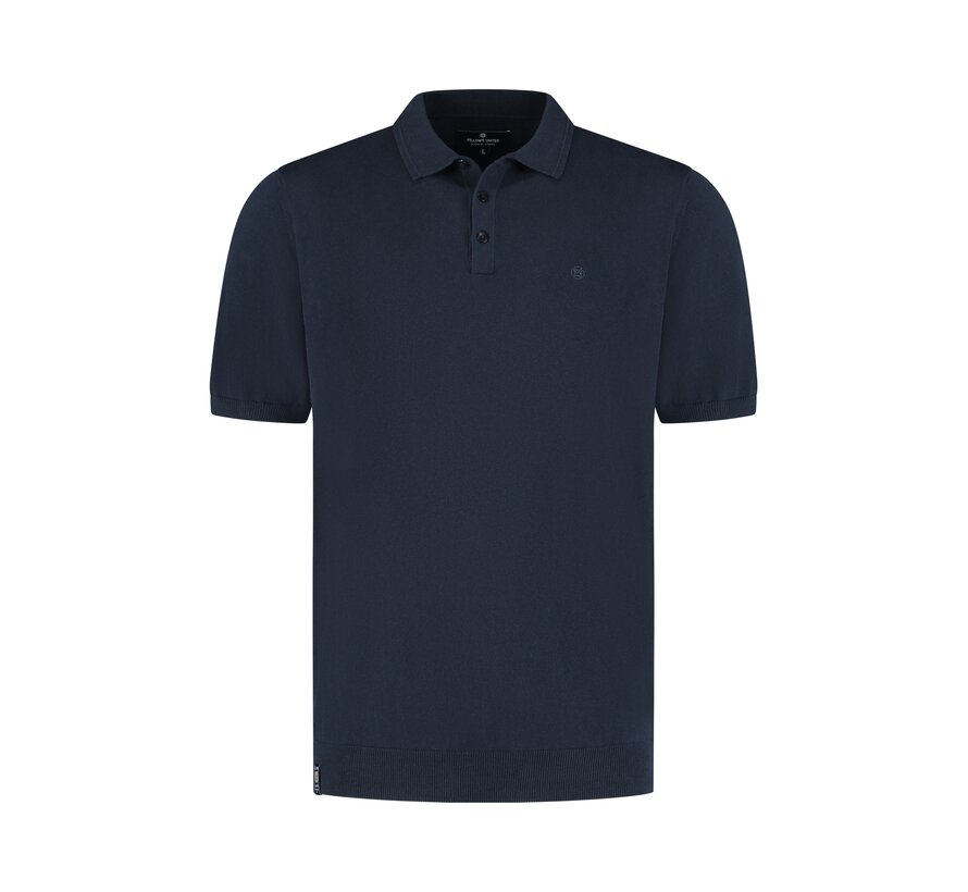 Fellows United Knitted Polo Navy (99.1105 - 110)