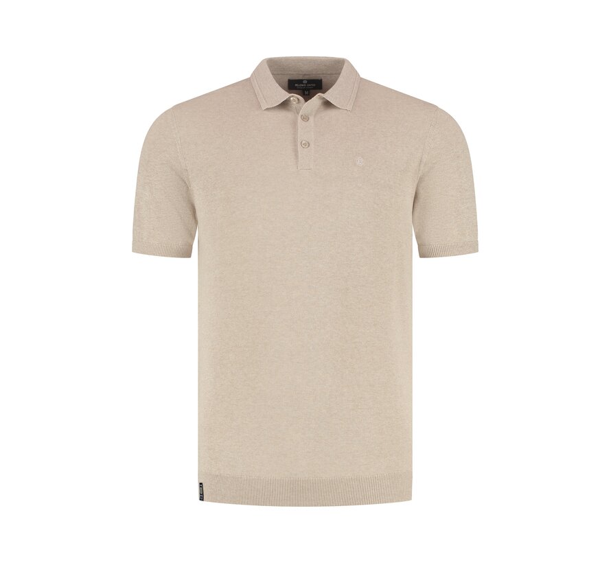 Fellows United Knitted Polo Beige (99.1105 - 145)