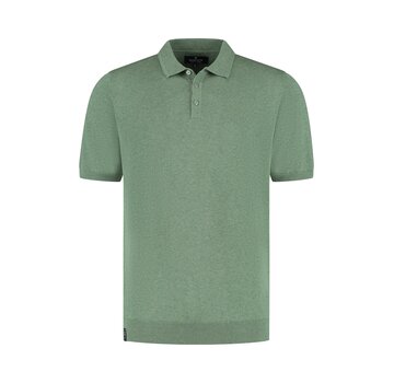 Fellows United Knitted Polo Green (99.1105 - 173)