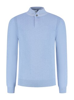 Fellows United Half Zip Pullover Premium Light Blue (61.1143 - 119)