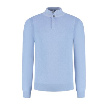 Fellows United Half Zip Pullover Premium Light Blue (61.1143 - 119)