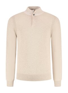 Fellows United Fellows United Half Zip Pullover Premium Beige (61.1143 - 145)