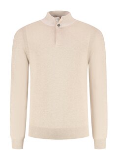Fellows United Half Zip Pullover Premium Beige (61.1143 - 145)