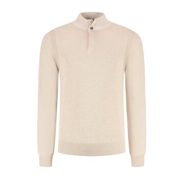 Fellows United Half Zip Pullover Premium Beige (61.1143 - 145)