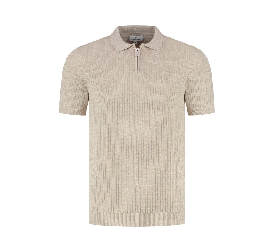 Fellows United Polo Premium Structure Knit Beige (61.3665 - 146)