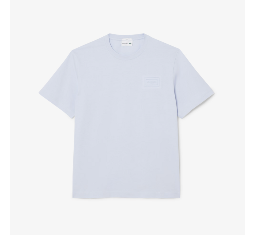 Lacoste T-shirt Embossed Branding Light Blue (TH0753 - J2G)