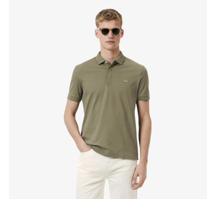 Lacoste Polo Regular Fit Paris Stretch Pique Khaki (PH5522 - BMY)