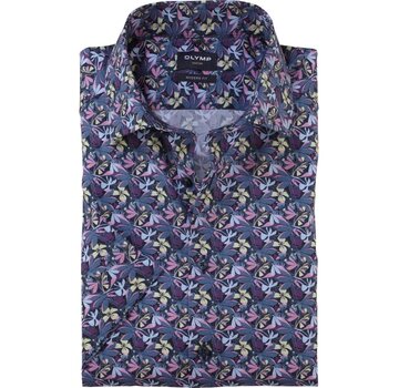 Olymp Korte Mouw Overhemd Luxor Modern Fit Print (1203 52 - 97)