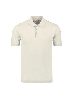 No Excess No Excess Pullover Short Sleeve Polo Button Solid Deep Offwhite (27230354SN - 011)
