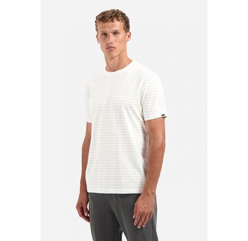 No Excess T-Shirt Crewneck Yarn Dyed Pin Stripe Offwhite (29340760 - 011)