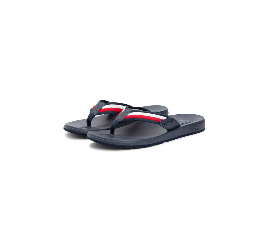 Tommy Hilfiger Slippers Molded Hilfiger RWB Beach Sandal Navy (FM0FM05803 - 0GY)