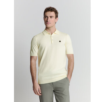 No Excess Pullover Short Sleeve Polo Button Solid Offwhite (27210351 - 011)