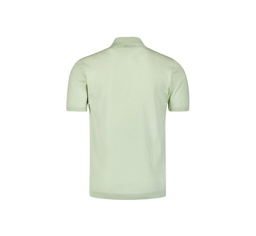 Pullover Short Sleeve Polo Button Solid Mint (27230354SN - 058)