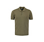 No Excess Pullover Short Sleeve Polo Button Solid Dark Moss (27230354SN - 186)