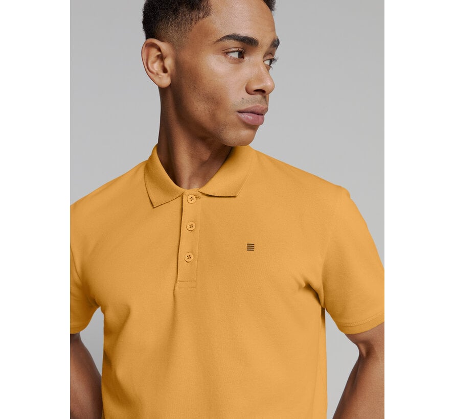 No Excess Polo Pique Solid Stretch Yellow (27390260SN - 070)